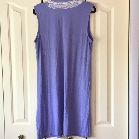 Embroidered Lace Sleeveless Midi Dress Size Large - Picture 4 of 4